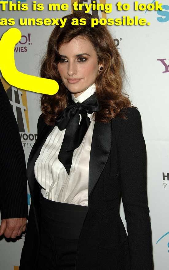 Note to Penelope Cruz you're actually pretty hotor atleast have a nice Note to Penelope Cruz you're actually pretty hotor atleast have a nice