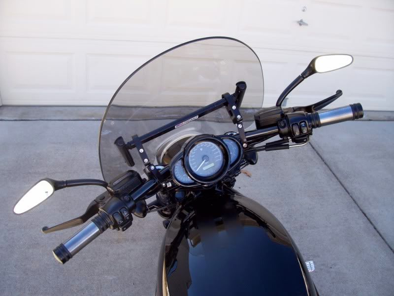 Some pictures of a Rifle windshield on my DX... The 1