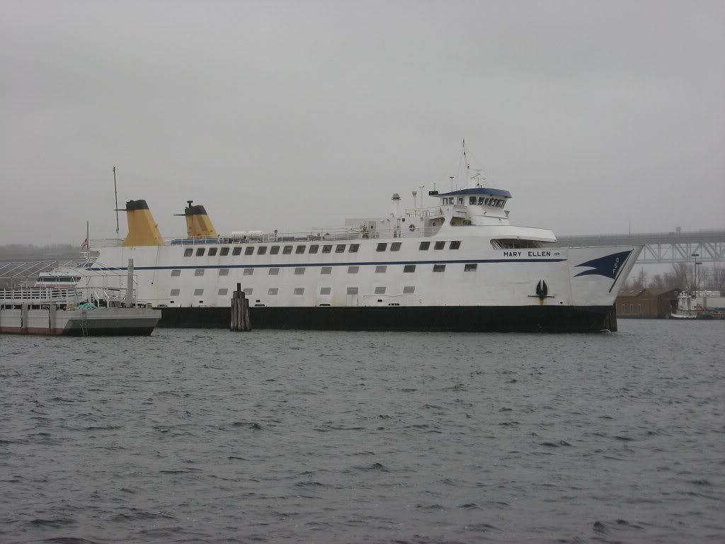 Long Island Ferry Ferryboat Mary Ellen, Preparing To Leave For Orient