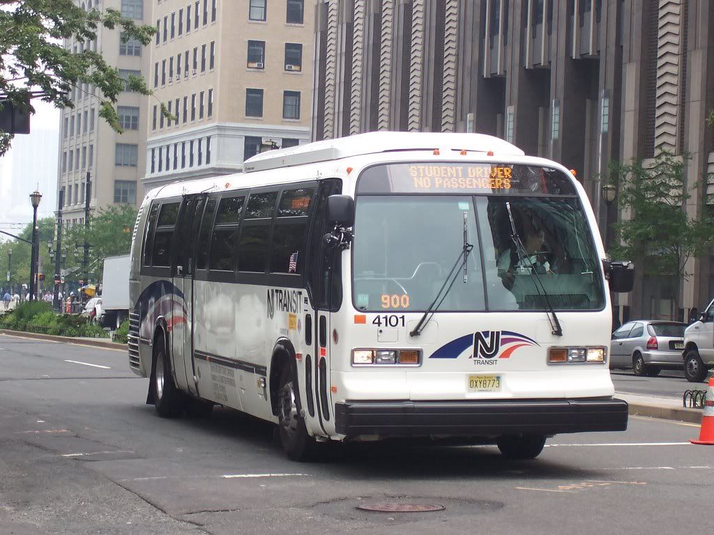 2006 New Jersey Transit Bus Operations Millennium Transit RTS Legend 4101, Montgomery Street and Greene Street on driver training, Jersey City, NJ (This bus is retired.) photo 4101.jpg