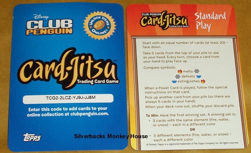 Codes For Club Penguin 2013 Card Jitsu