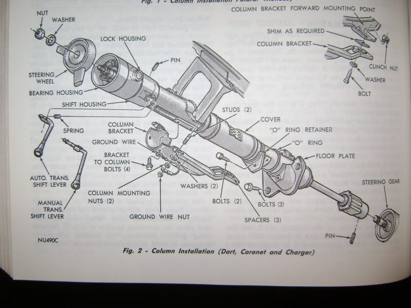 Steering Column Diagram | 1971-1974 Dodge Charger.com