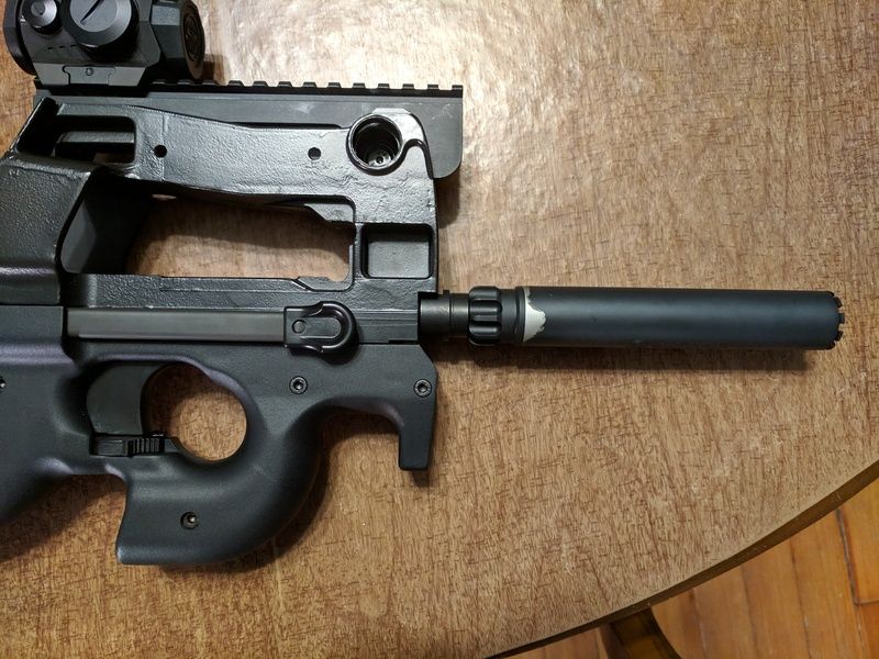 PS90 SBR with Suppressor POI Shift