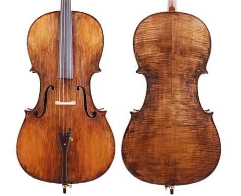Strad Style Advanced Flamed Cellos MC5000