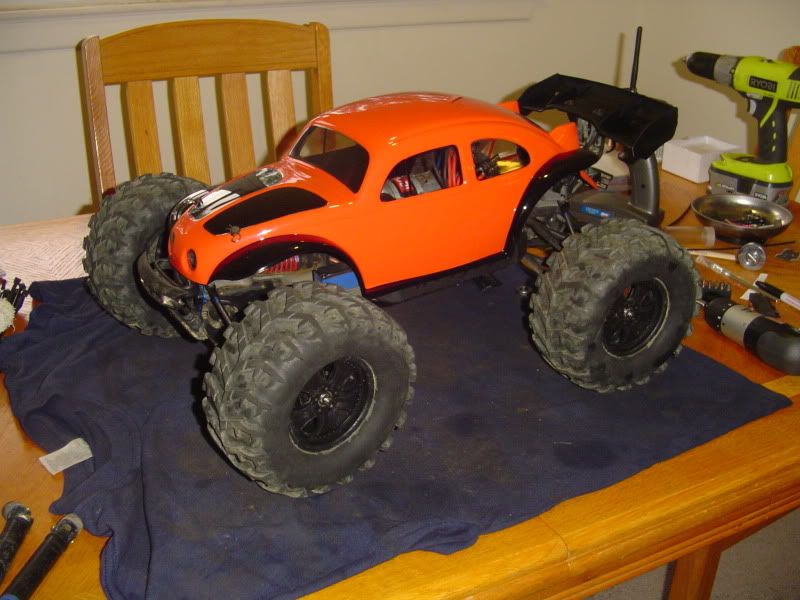 traxxas rustler vw bug body