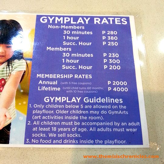 Gymboree Gymplay rates