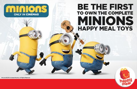 Pre-order your Minions Happy Meal Toys