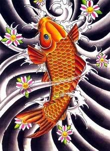 Art Koi Fish Tattoo Designs1