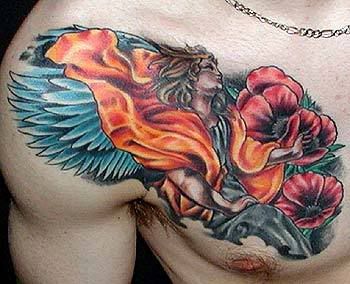 Angel Art Tattoo Design