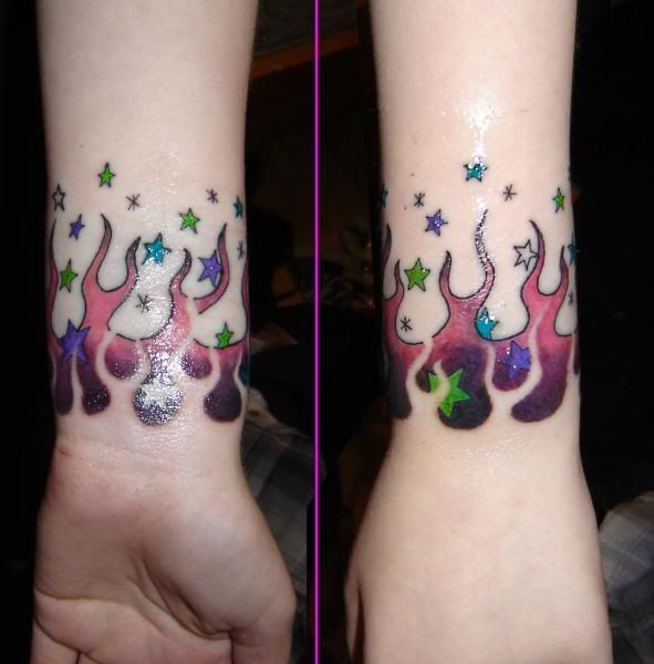 Cute Star Hand Wrist Tattoo