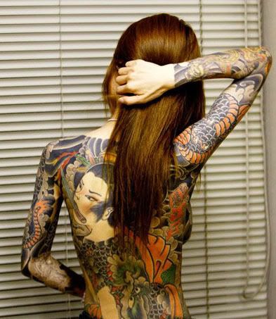 Beautiful Girl Tattoo With Tattoos for Girls Typically Japanese Tattoos for 