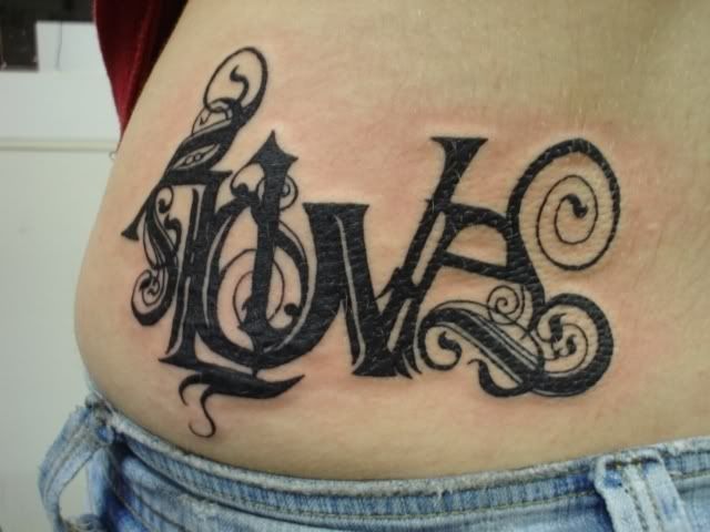 If your looking for a love tattoo design you will be happy to know that