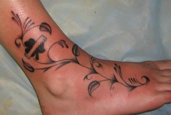 foot tattoo flower tattoo tattoo design star tattoo