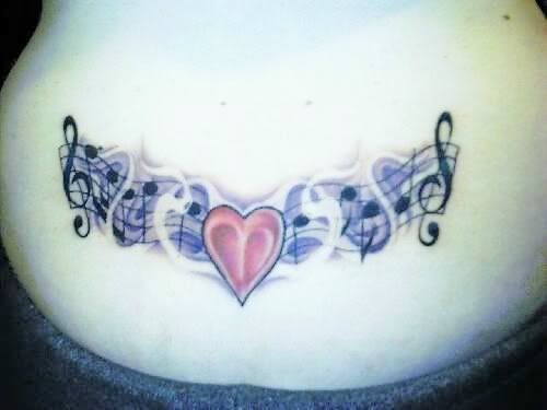 Tattoo Designs Music Notes