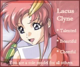 Lacus Clyne from Gundam SEED