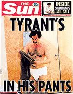 Saddam caught unawares