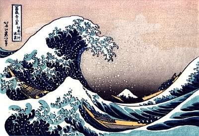 Great Wave off the Coast of Kanagawa, by Hokusai