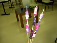 The colours look weird after they melt