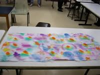 Before block printing