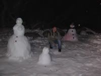 Me and the three snowmen