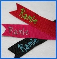 Small Personalized Embroidered Hairbow<br><b>Custom to Match Holiday Outfits!</b>