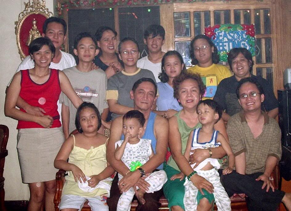 the whole family, New Year 2004