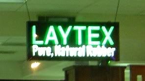 Latex Sign