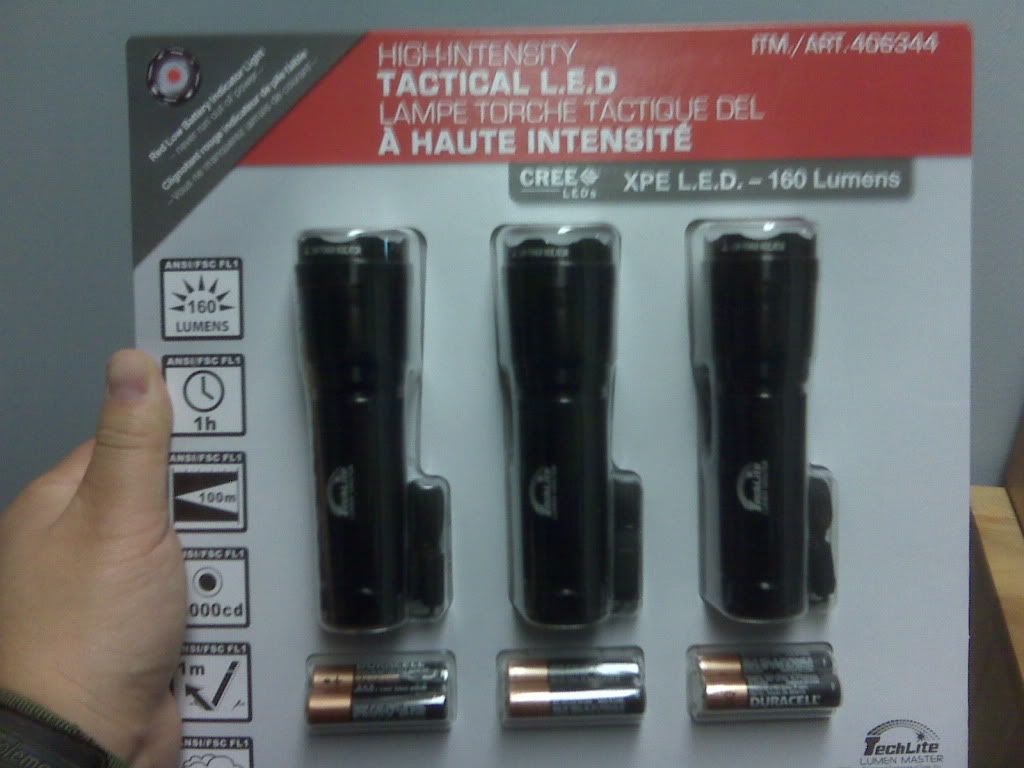 [Costco] [Elect] Costco 4x LED Flashlights 6.97, 3x Tactical LED