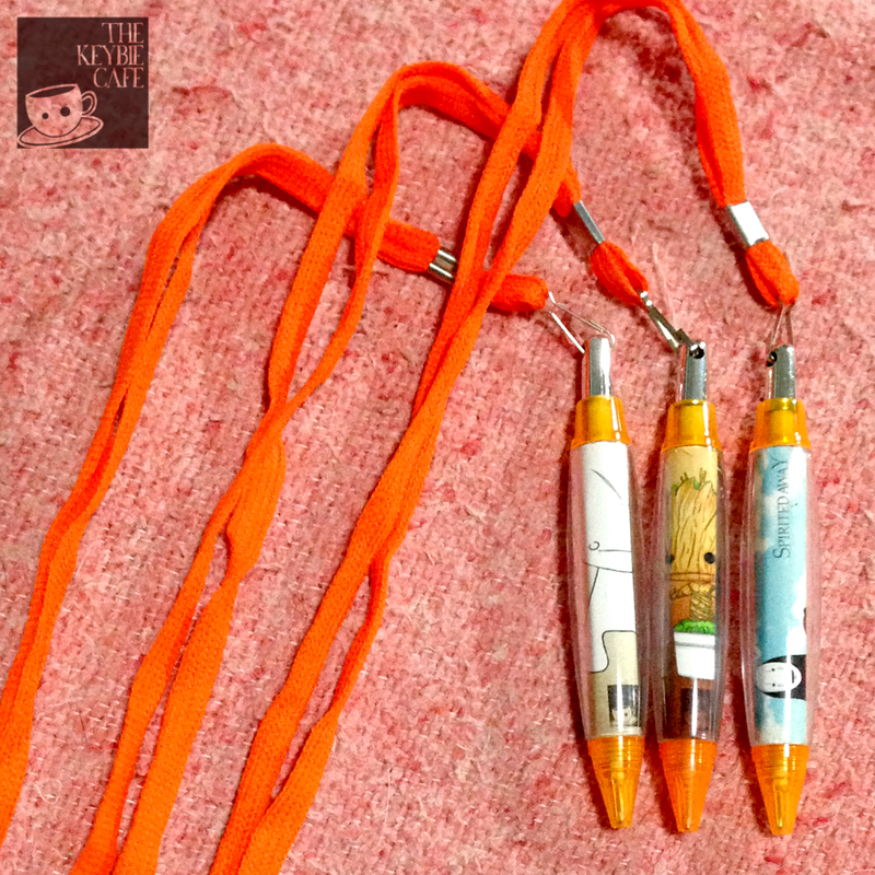 Orange keybie pens