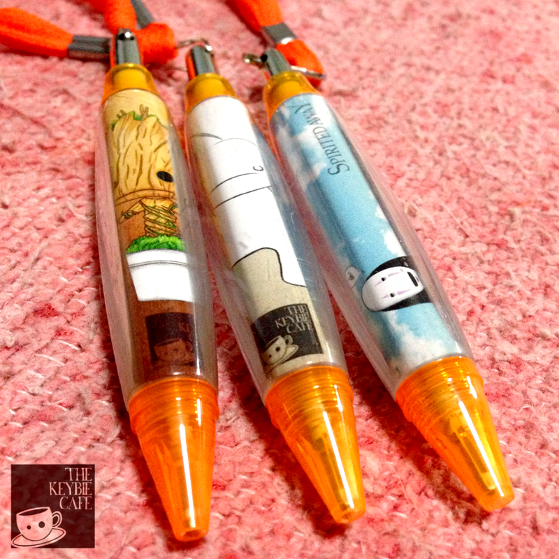 Orange keybie pens