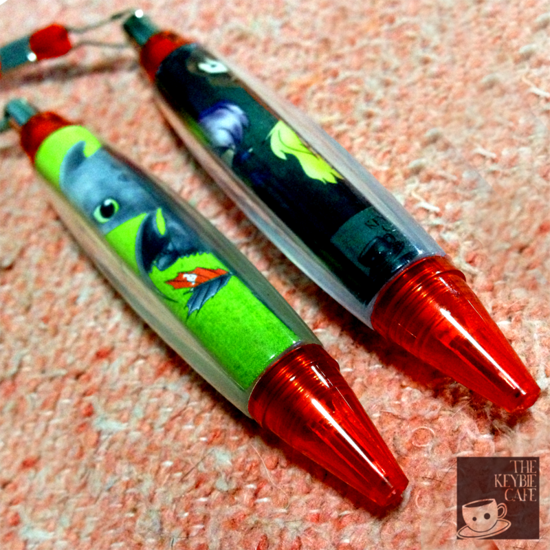 Red keybie pens