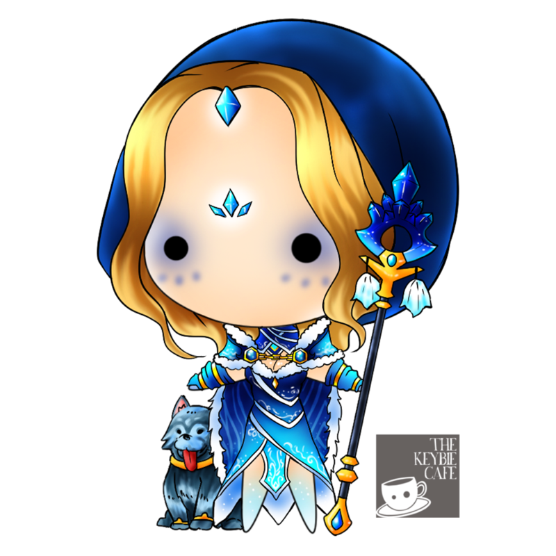 DOTA2 keybies - Crystal Maiden (Frost Avalanche)