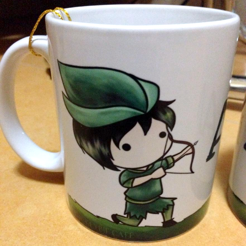 Green Archer mugs