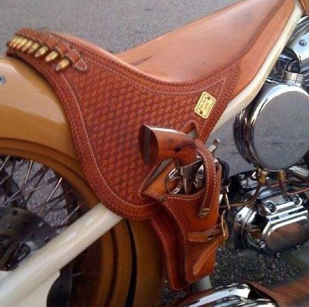 Gun holster on Fatbob Page 2 Harley Davidson Forums