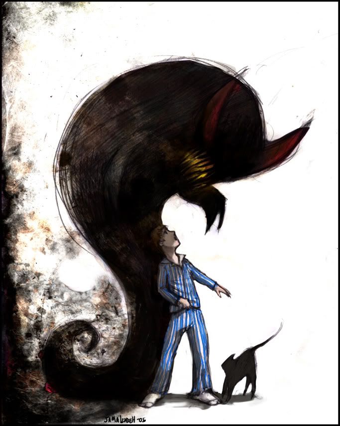 shadow nightmare illustration shadow nightmare illustration