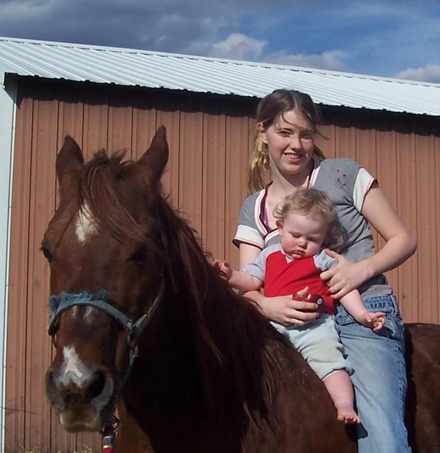 Mommy and Ryan Riding Tepi