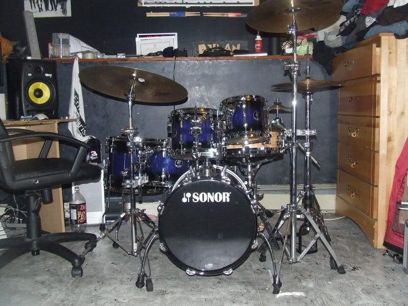 Sonor 3007 FULL jungle Kit with sq2 Snare drum