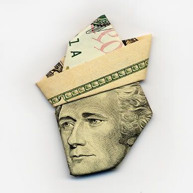 Money origami