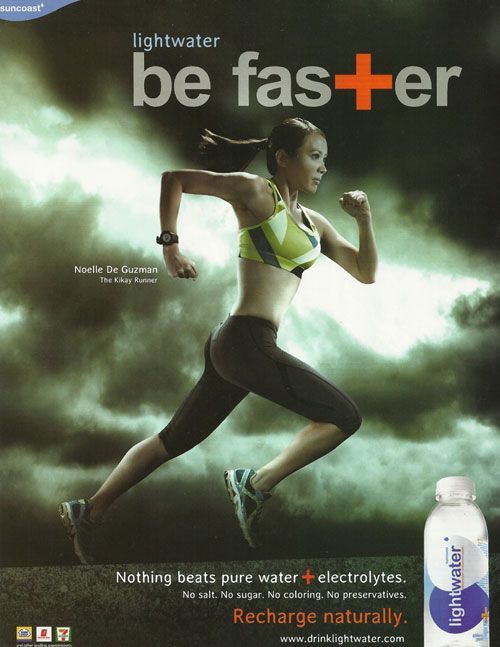 Be Faster. Drink Lightwater.