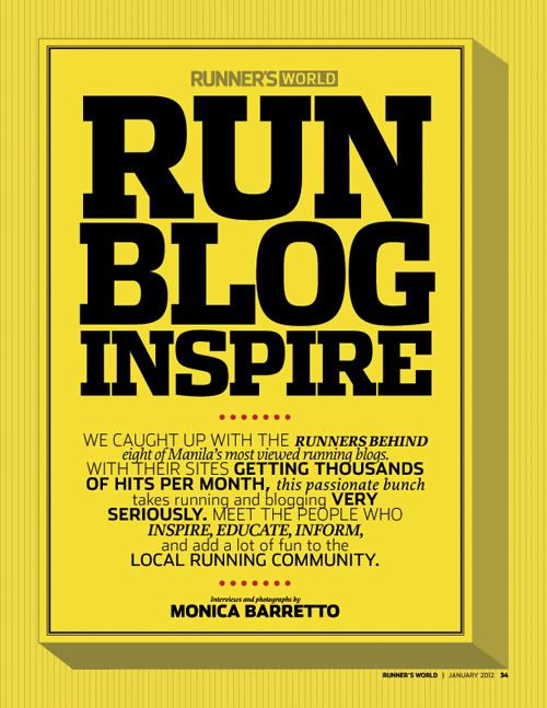 Top Running Bloggers feature