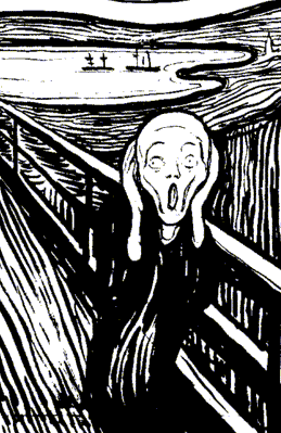 AA!AAAAAAA! ('The Scream' lithograph by Edvard Munch)