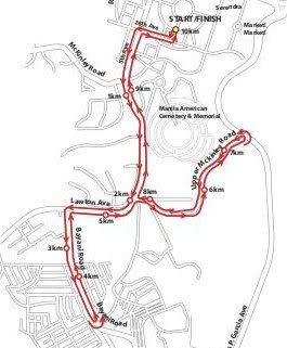 Urbanite Run 10k route