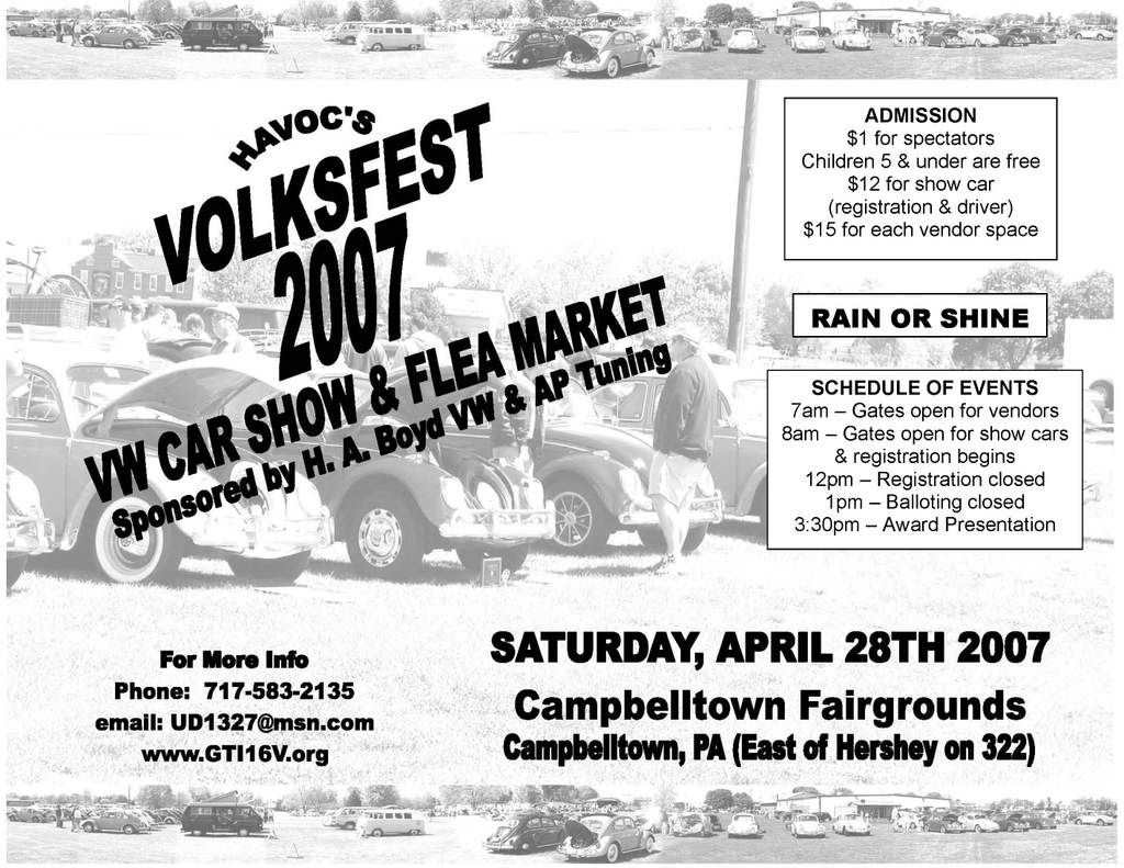 Havoc's Volksfest 07 Campbelltown, PA 4/28/07 VW Vortex
