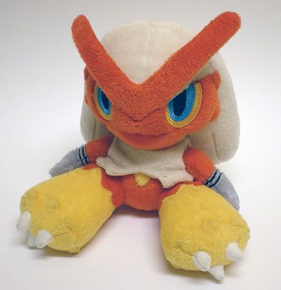 blaziken plush rare