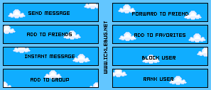 cute myspace cloud contact table