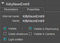 emitter properties