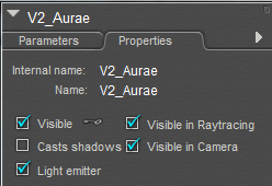 parameter properties - aura