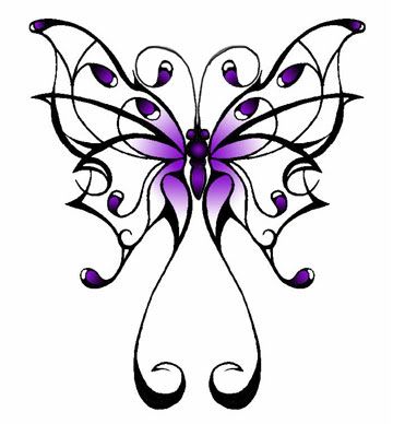 These days women are dying to get the lower back butterfly tattoos