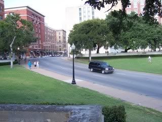 View from the grassy knoll.