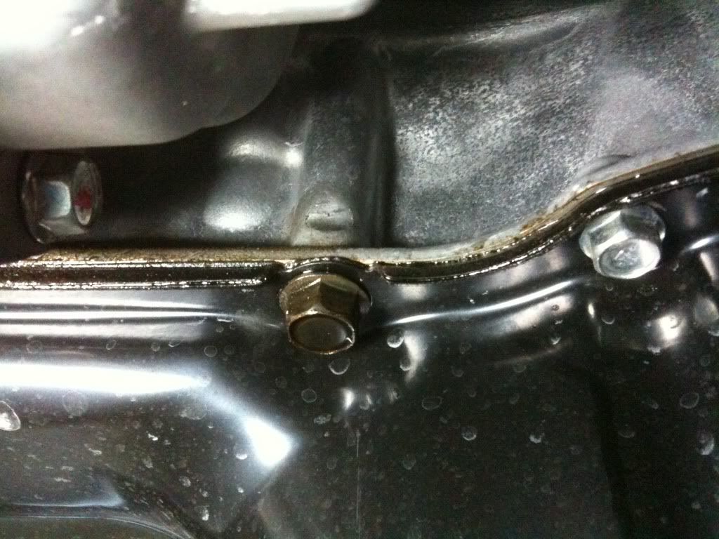 Oil pan seal leaking Mitsubishi Lancer Evolution X Forums